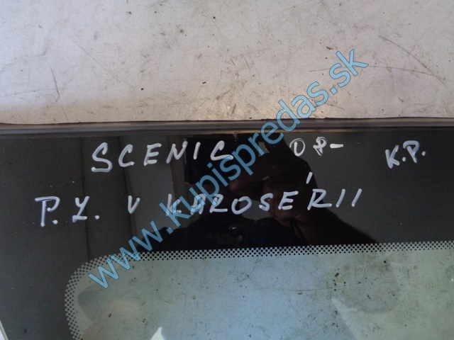 pravé zadné sklo do karosérie na renault scénic III, 